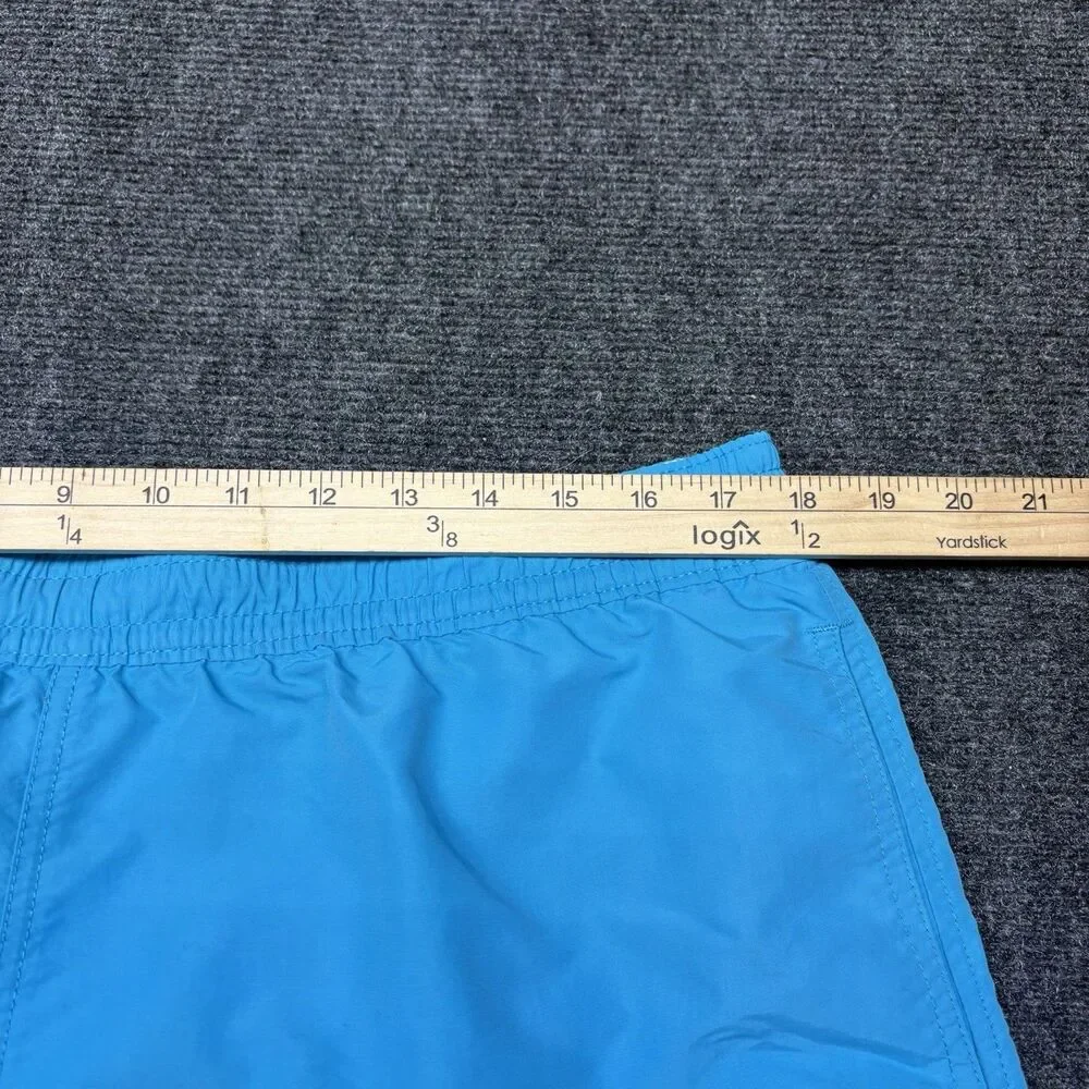 Vintage Polo Ralph Lauren Swim Trunks Shorts Mens XL Blue Yellow Pony Mesh Lined